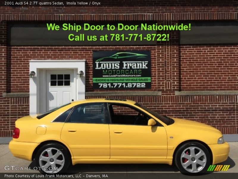Imola Yellow / Onyx 2001 Audi S4 2.7T quattro Sedan