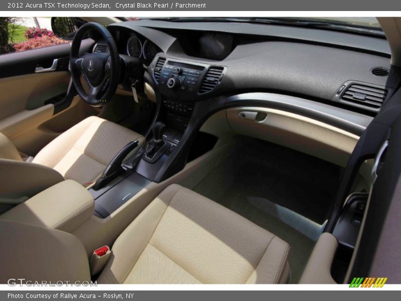Crystal Black Pearl / Parchment 2012 Acura TSX Technology Sedan