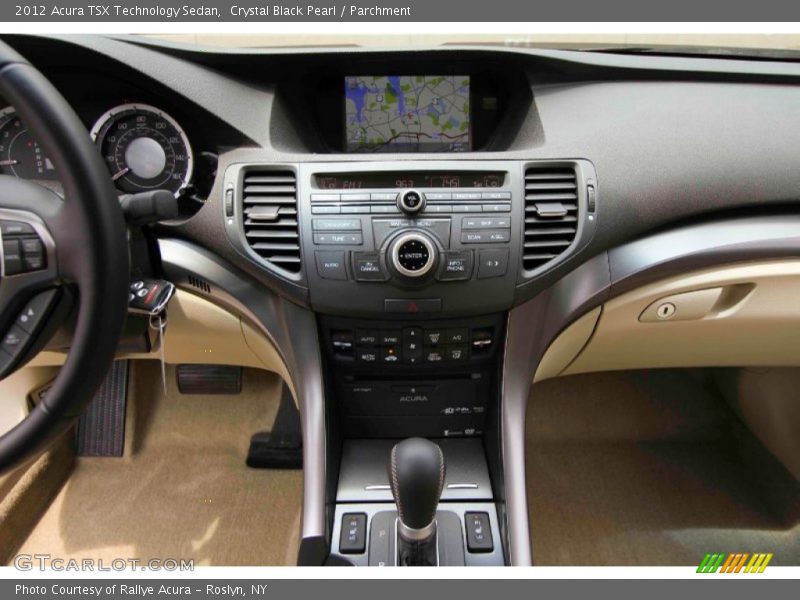 Crystal Black Pearl / Parchment 2012 Acura TSX Technology Sedan