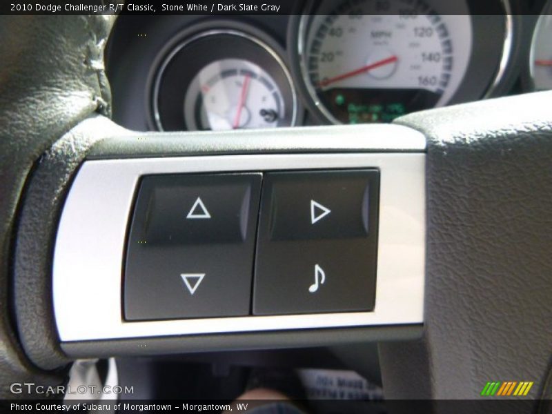 Stone White / Dark Slate Gray 2010 Dodge Challenger R/T Classic