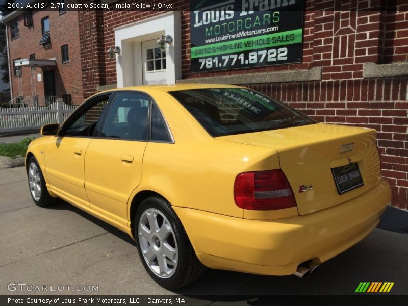Imola Yellow / Onyx 2001 Audi S4 2.7T quattro Sedan