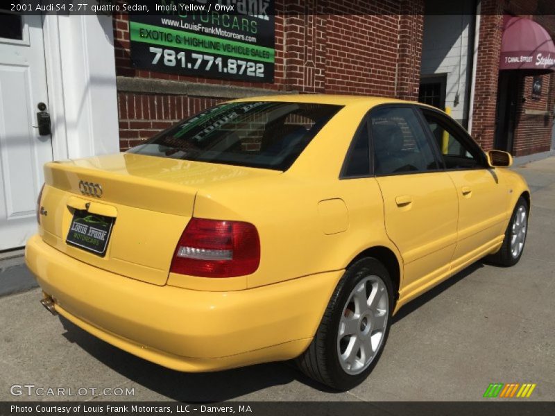Imola Yellow / Onyx 2001 Audi S4 2.7T quattro Sedan
