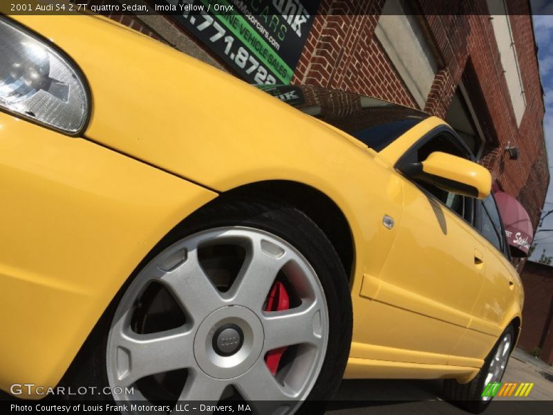 Imola Yellow / Onyx 2001 Audi S4 2.7T quattro Sedan