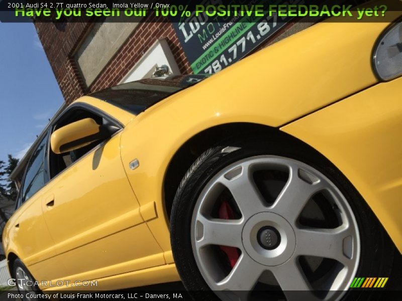 Imola Yellow / Onyx 2001 Audi S4 2.7T quattro Sedan