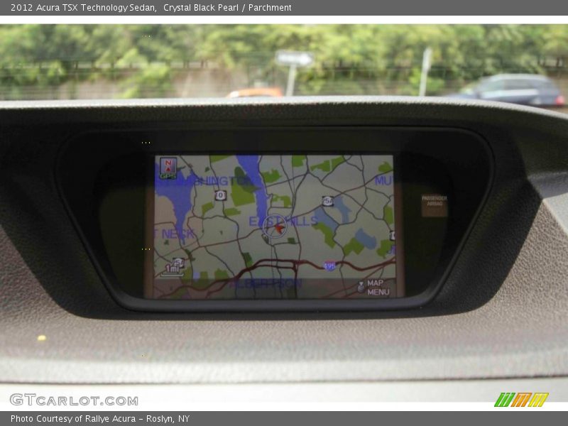 Crystal Black Pearl / Parchment 2012 Acura TSX Technology Sedan