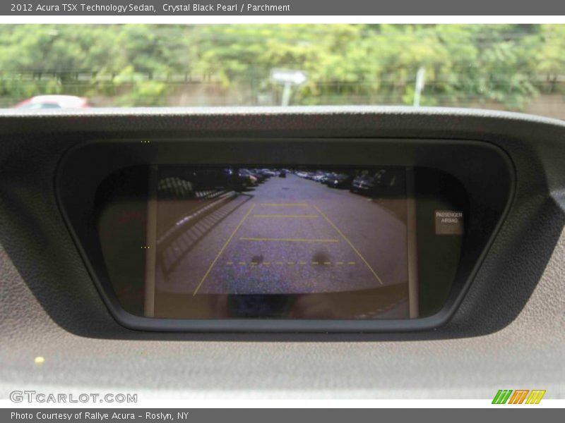 Crystal Black Pearl / Parchment 2012 Acura TSX Technology Sedan