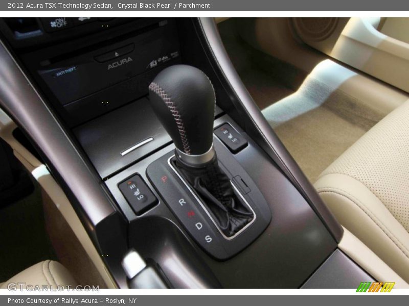 Crystal Black Pearl / Parchment 2012 Acura TSX Technology Sedan