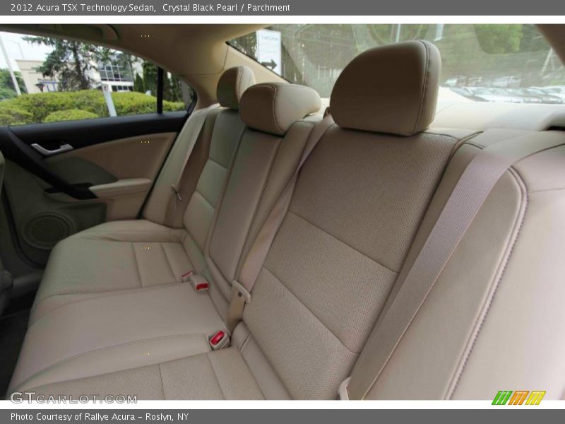 Crystal Black Pearl / Parchment 2012 Acura TSX Technology Sedan