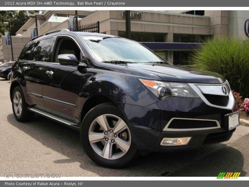 Bali Blue Pearl / Graystone 2013 Acura MDX SH-AWD Technology