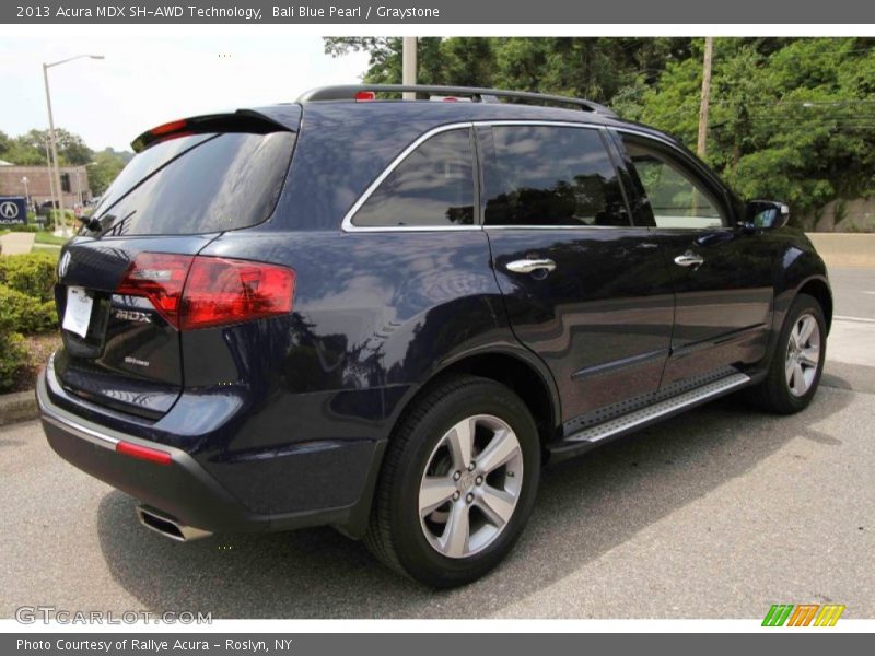 Bali Blue Pearl / Graystone 2013 Acura MDX SH-AWD Technology