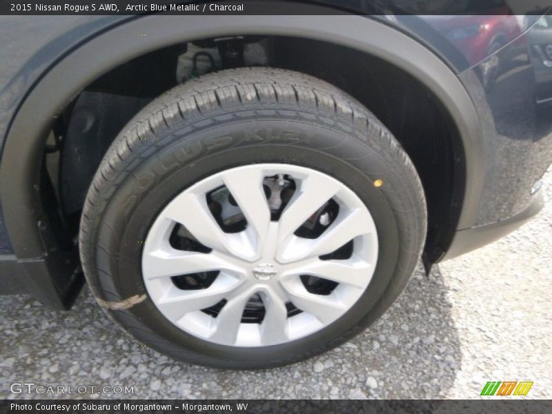 Arctic Blue Metallic / Charcoal 2015 Nissan Rogue S AWD