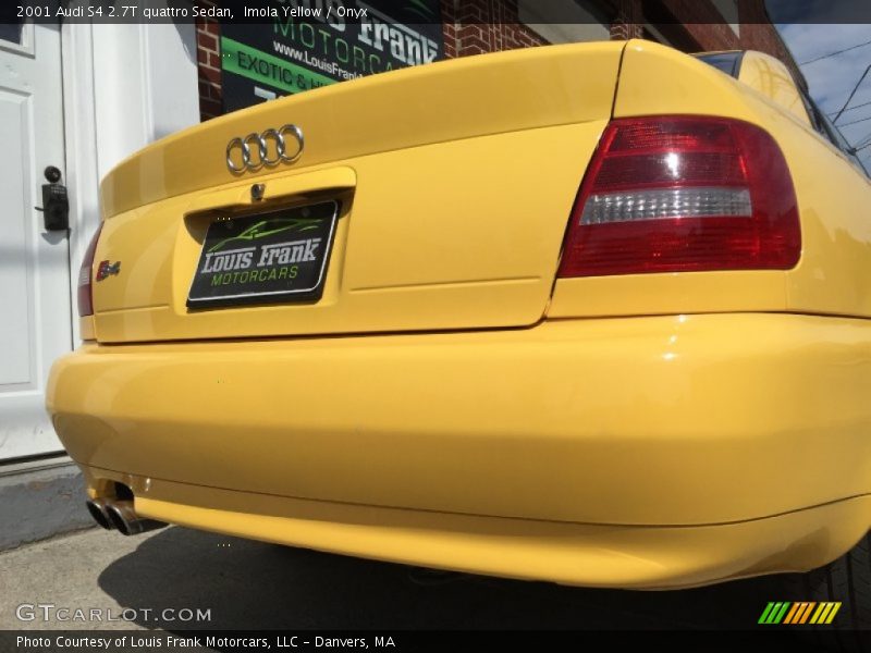 Imola Yellow / Onyx 2001 Audi S4 2.7T quattro Sedan