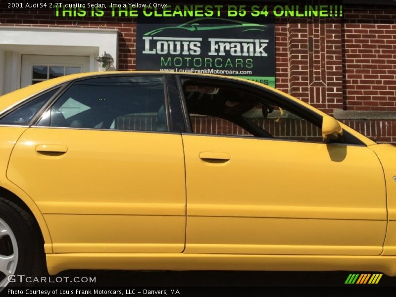 Imola Yellow / Onyx 2001 Audi S4 2.7T quattro Sedan