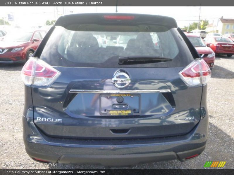 Arctic Blue Metallic / Charcoal 2015 Nissan Rogue S AWD