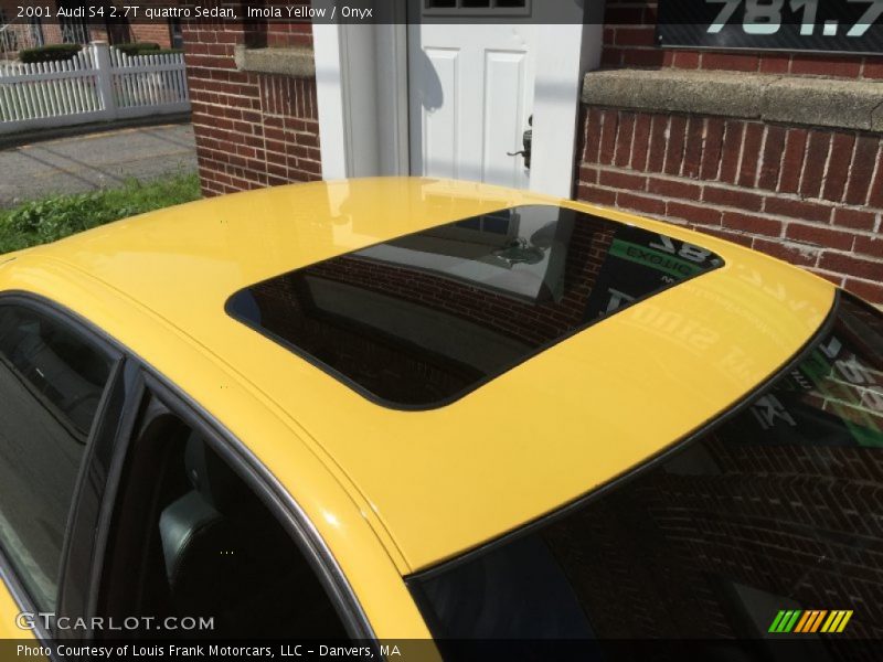 Imola Yellow / Onyx 2001 Audi S4 2.7T quattro Sedan