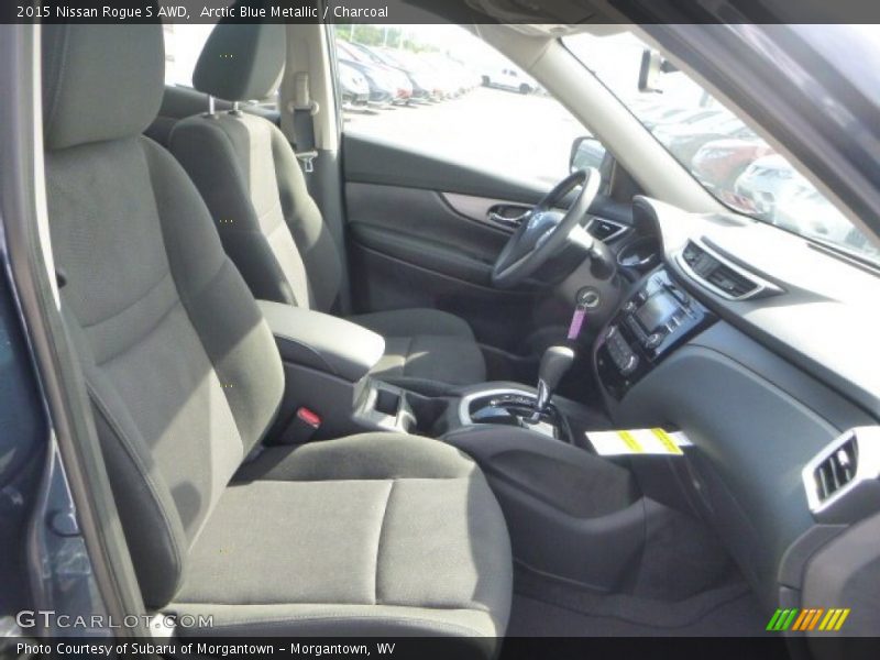 Arctic Blue Metallic / Charcoal 2015 Nissan Rogue S AWD