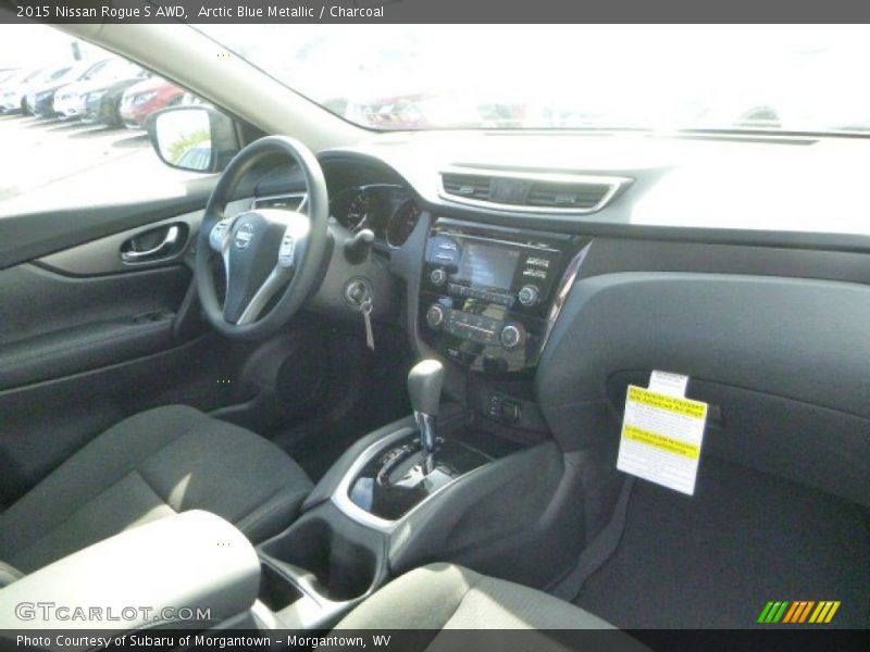 Arctic Blue Metallic / Charcoal 2015 Nissan Rogue S AWD