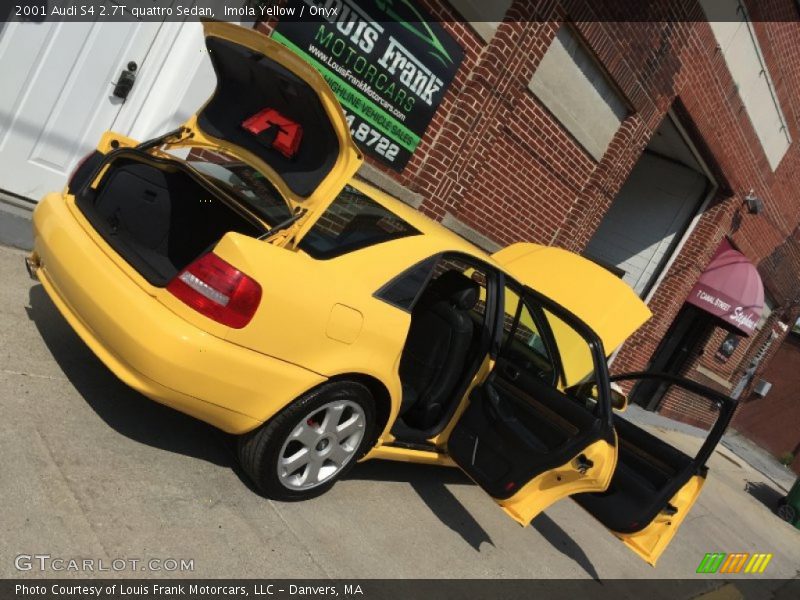 Imola Yellow / Onyx 2001 Audi S4 2.7T quattro Sedan