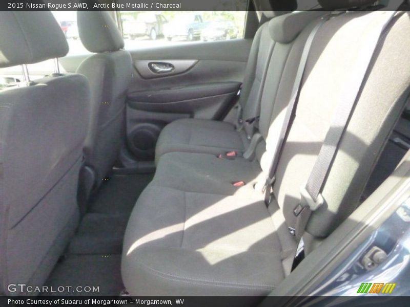 Arctic Blue Metallic / Charcoal 2015 Nissan Rogue S AWD