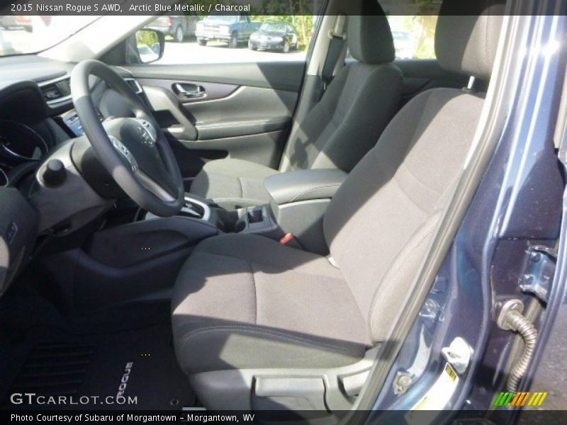 Arctic Blue Metallic / Charcoal 2015 Nissan Rogue S AWD