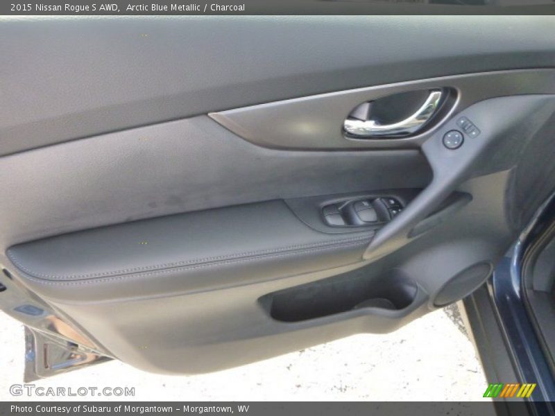 Arctic Blue Metallic / Charcoal 2015 Nissan Rogue S AWD