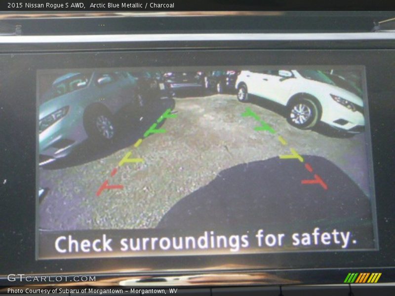 Arctic Blue Metallic / Charcoal 2015 Nissan Rogue S AWD