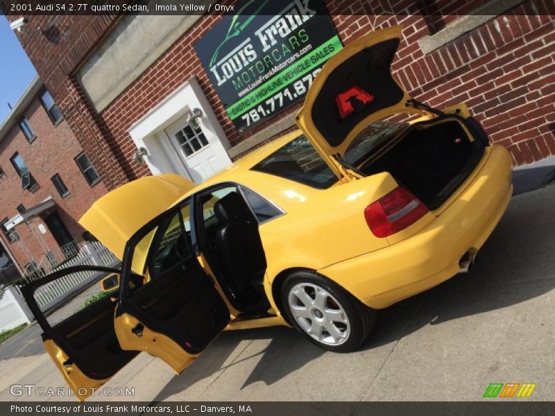 Imola Yellow / Onyx 2001 Audi S4 2.7T quattro Sedan
