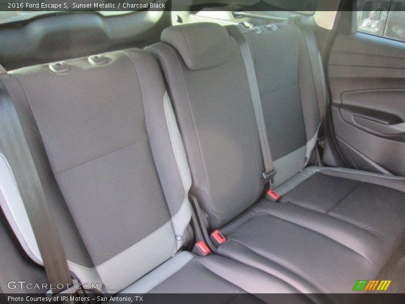 Rear Seat of 2016 Escape S