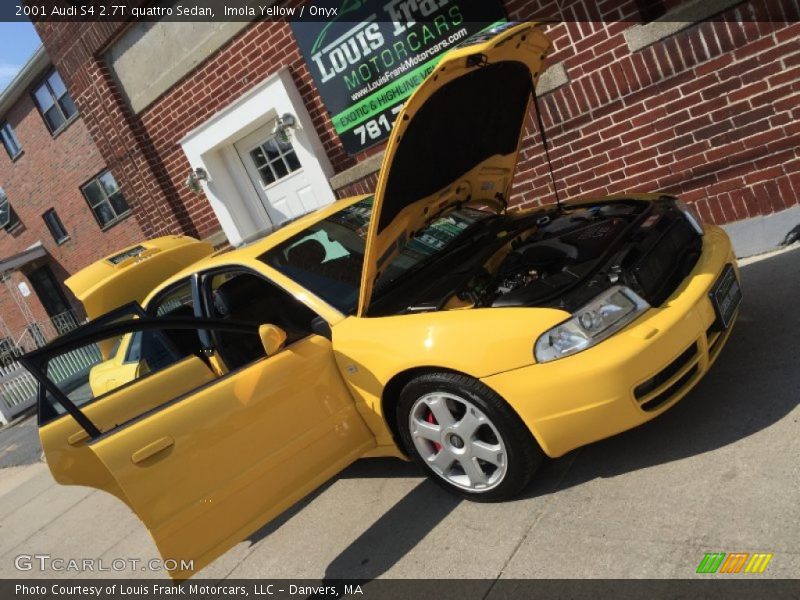 Imola Yellow / Onyx 2001 Audi S4 2.7T quattro Sedan