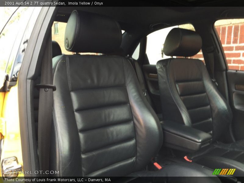 Imola Yellow / Onyx 2001 Audi S4 2.7T quattro Sedan