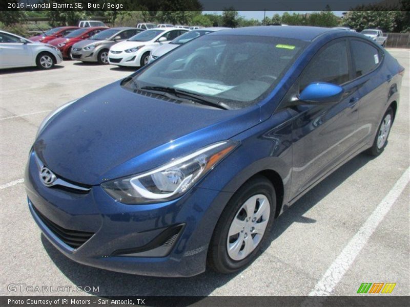 Blue / Beige 2016 Hyundai Elantra SE