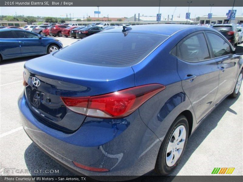 Blue / Beige 2016 Hyundai Elantra SE