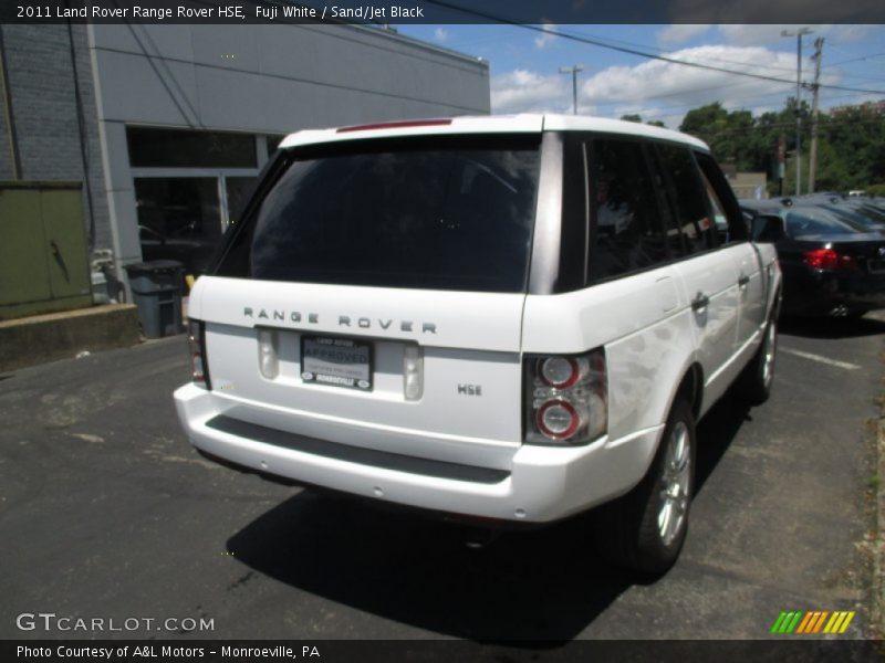 Fuji White / Sand/Jet Black 2011 Land Rover Range Rover HSE