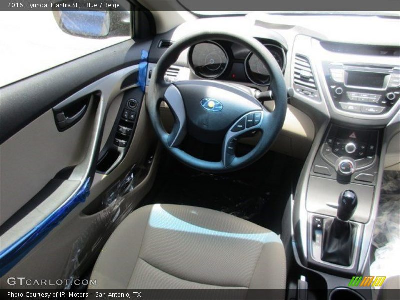 Blue / Beige 2016 Hyundai Elantra SE