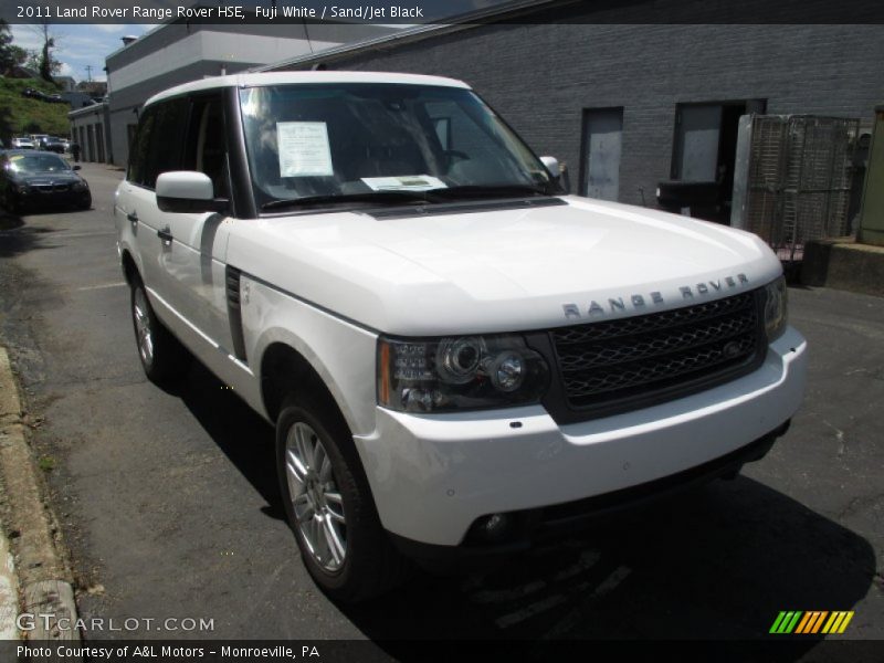 Fuji White / Sand/Jet Black 2011 Land Rover Range Rover HSE