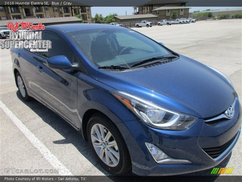 Blue / Gray 2016 Hyundai Elantra SE