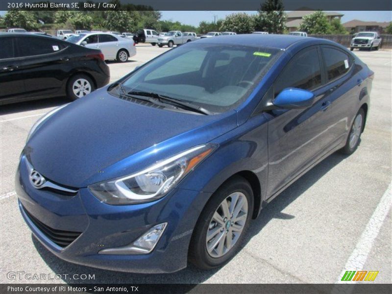 Blue / Gray 2016 Hyundai Elantra SE