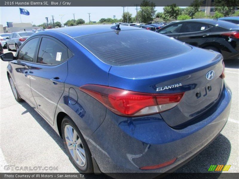 Blue / Gray 2016 Hyundai Elantra SE