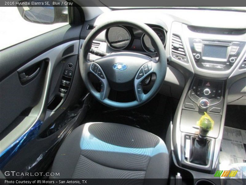 Blue / Gray 2016 Hyundai Elantra SE