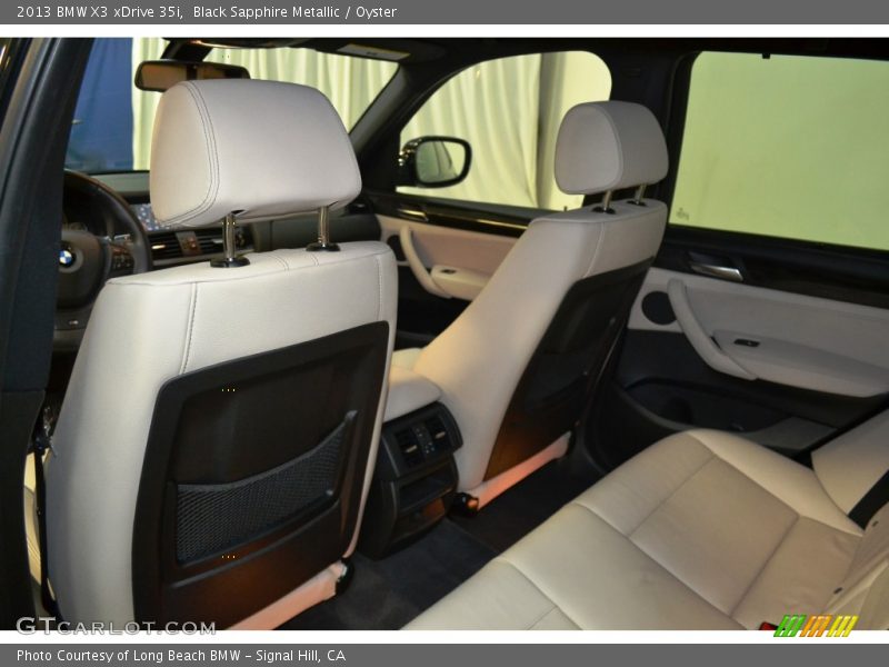 Black Sapphire Metallic / Oyster 2013 BMW X3 xDrive 35i