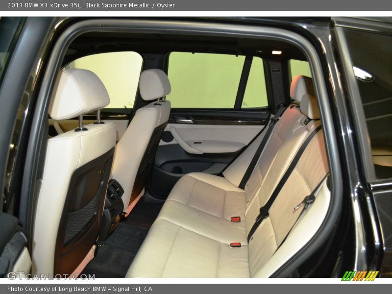 Black Sapphire Metallic / Oyster 2013 BMW X3 xDrive 35i