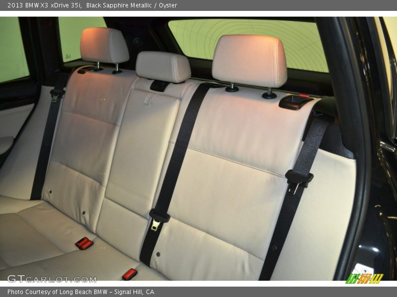 Black Sapphire Metallic / Oyster 2013 BMW X3 xDrive 35i