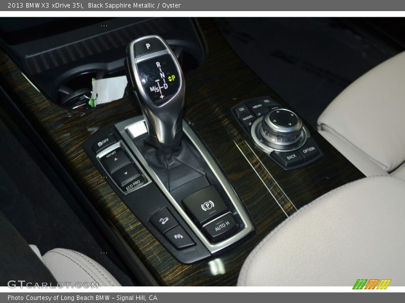 Black Sapphire Metallic / Oyster 2013 BMW X3 xDrive 35i