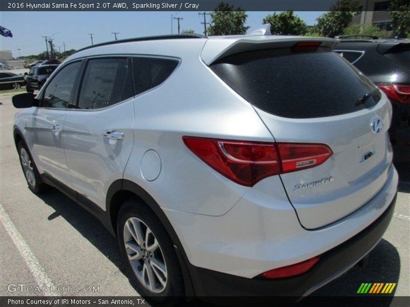 Sparkling Silver / Gray 2016 Hyundai Santa Fe Sport 2.0T AWD