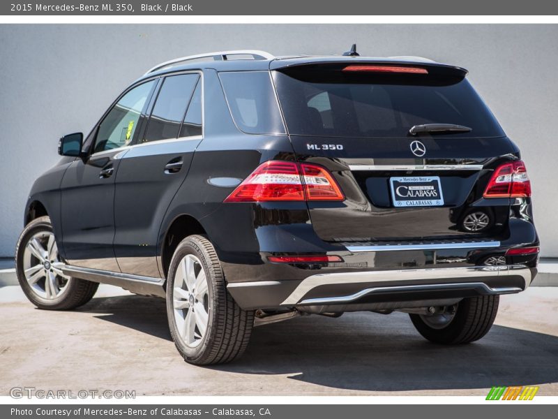 Black / Black 2015 Mercedes-Benz ML 350