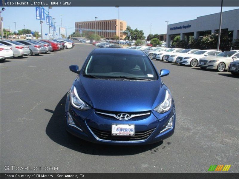 Blue / Gray 2016 Hyundai Elantra SE