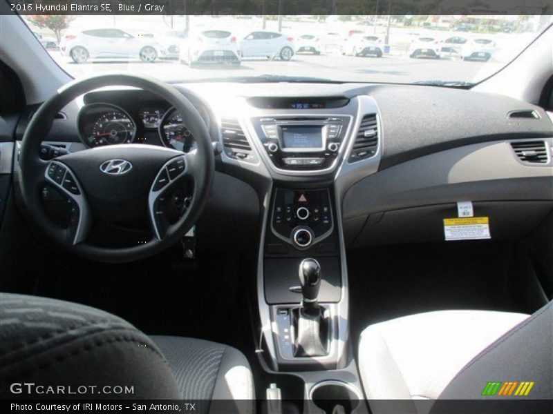Blue / Gray 2016 Hyundai Elantra SE