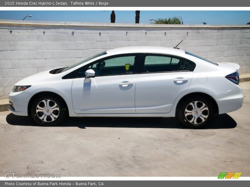  2015 Civic Hybrid-L Sedan Taffeta White