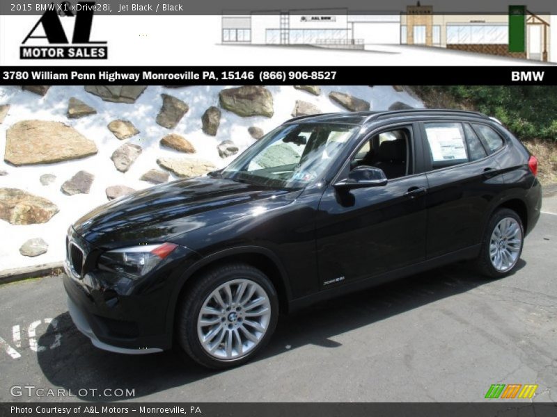 Jet Black / Black 2015 BMW X1 xDrive28i
