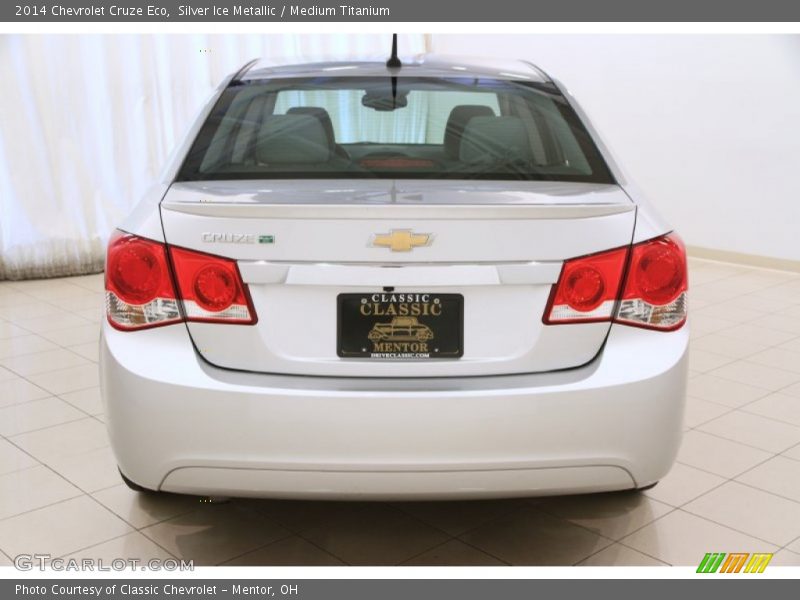 Silver Ice Metallic / Medium Titanium 2014 Chevrolet Cruze Eco